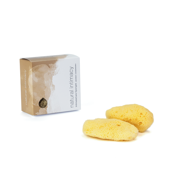 IntimateCare Sponges - 2x 6.5-8cm Bleached - Retail Packaging