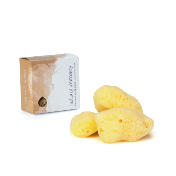 IntimateCare Sponges - 3x 5.5-6.5cm Bleached - Retail Packaging
